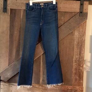 MOTHER The Hustler Ankle Fray Jeans